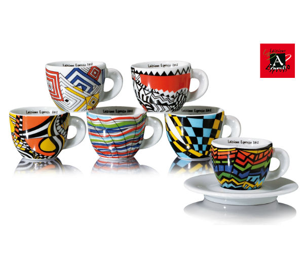 "ARLECCHINO" espresso cups collection set